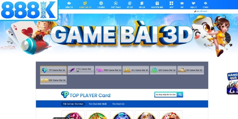 Những nét đáng chú ý của chuyên mục Game Bài 888K