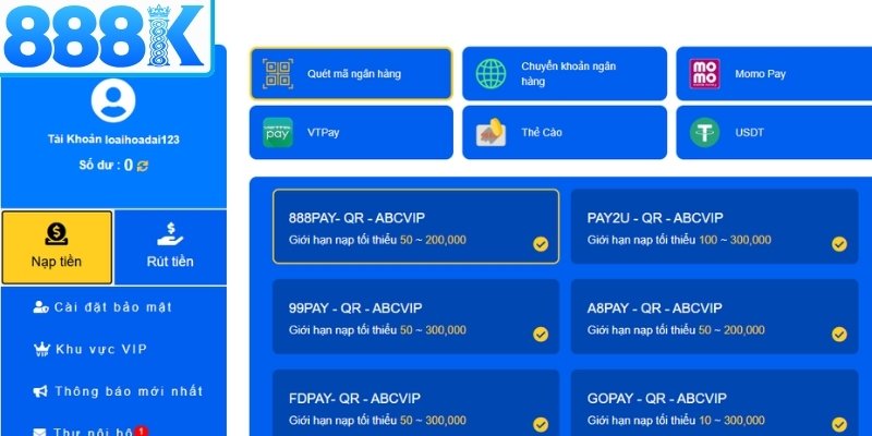Những điều người chơi cần chuẩn bị khi nạp tiền 888K